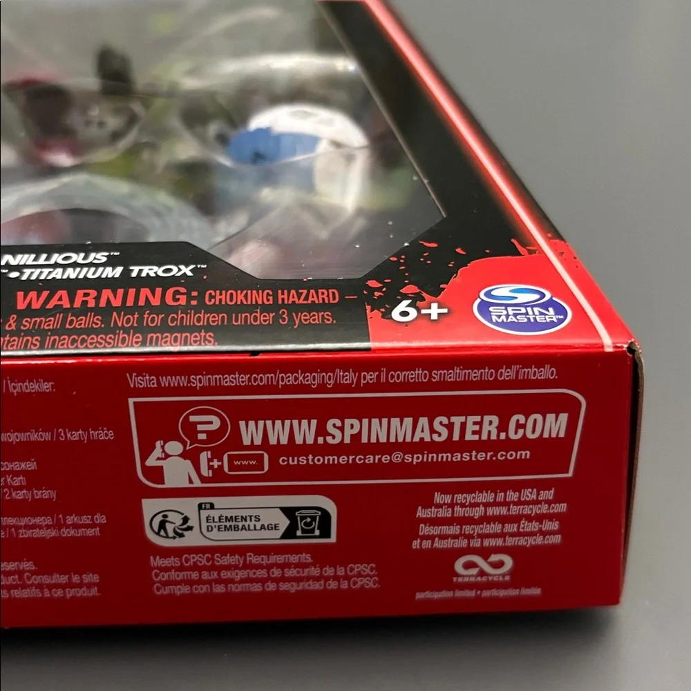 Bakugan Starter Pack: Special Attack Nillious Titanium Dragonoid Titanium Trox